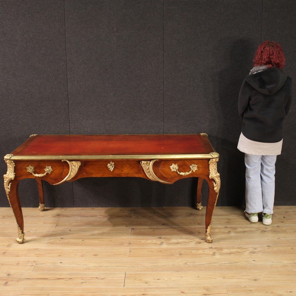 French Writing Desk In Louis XV Style From The First Half Of The 20th Century-photo-3