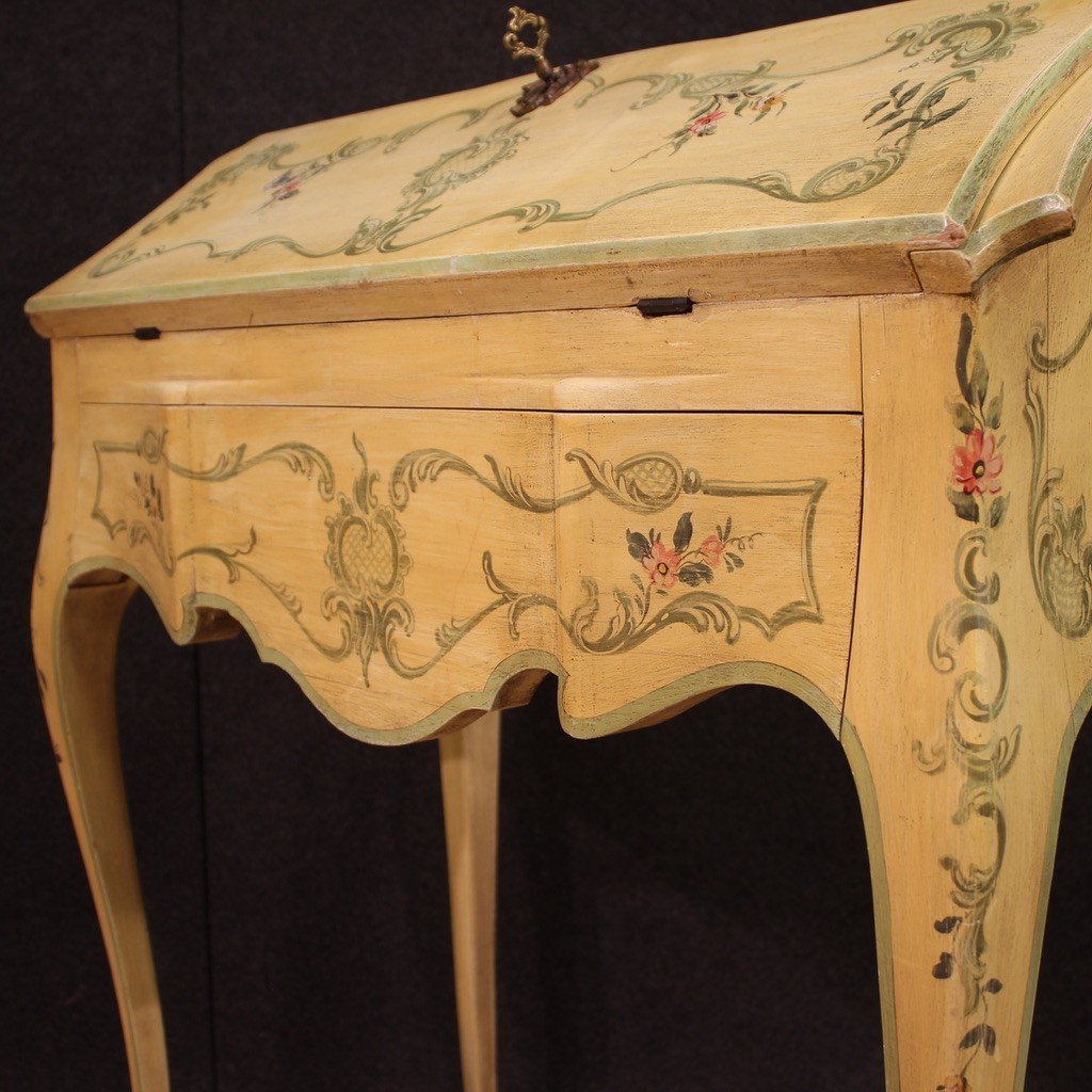 Painted Bureau In Venetian Style From 1960s-photo-3