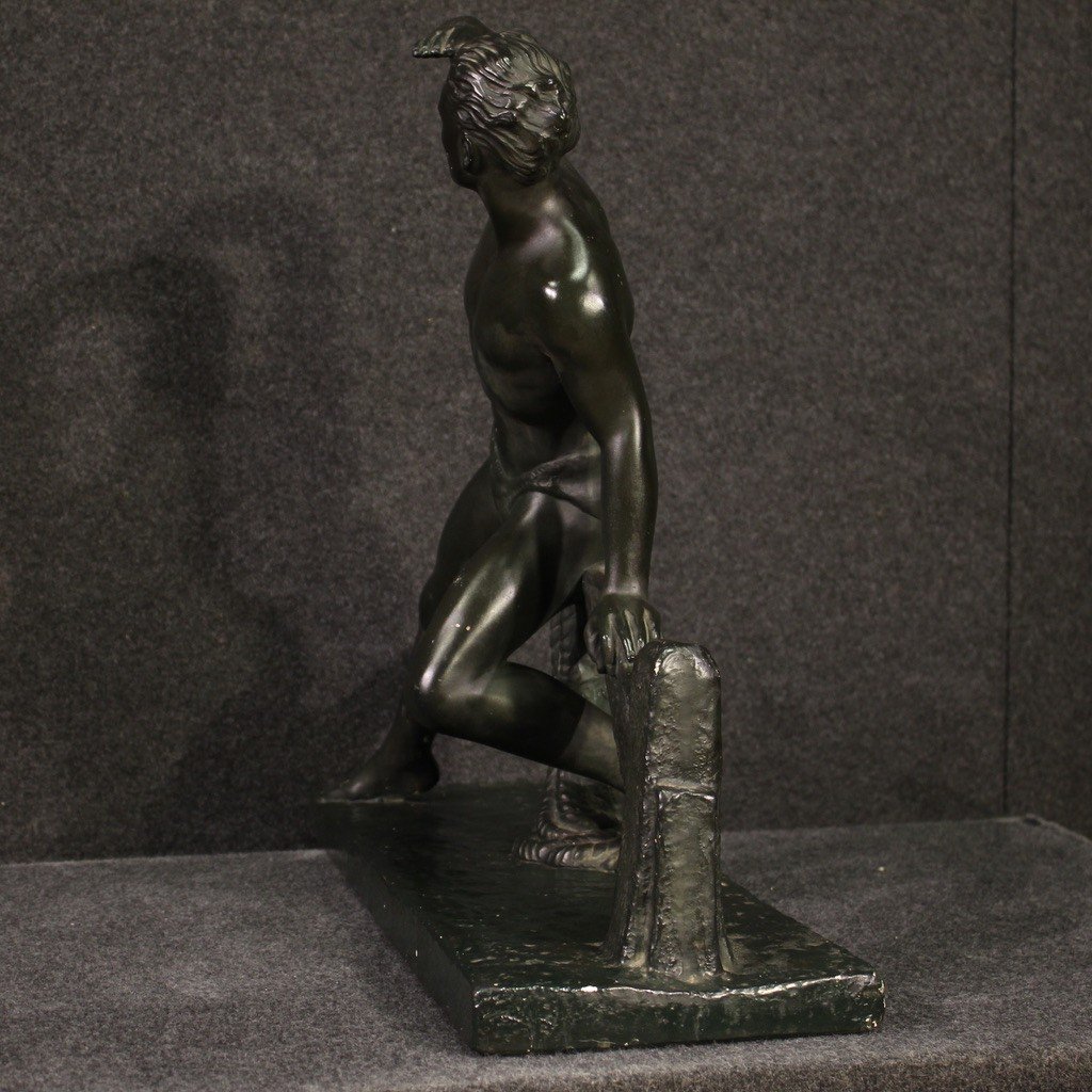 Sculpture Française En Plâtre Des Années 1940-photo-4