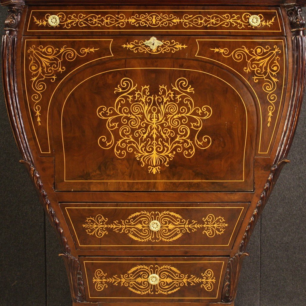 Grand Secrétaire Autrichien De Style Biedermeier-photo-4