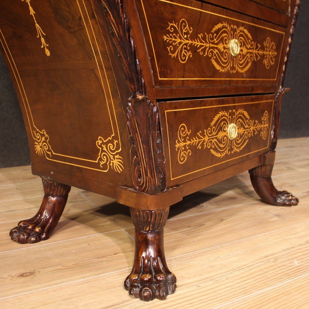 Grand Secrétaire Autrichien De Style Biedermeier-photo-7