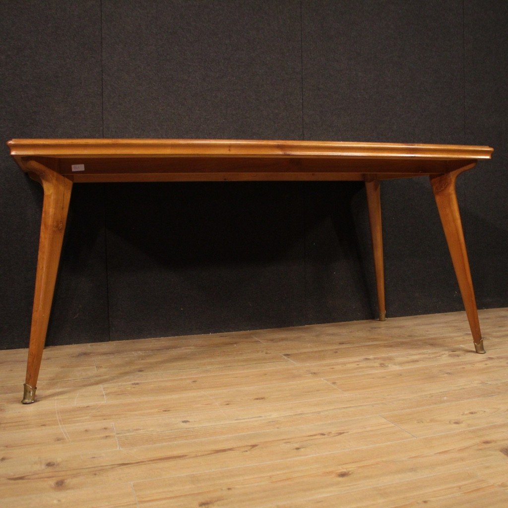 Table Italienne De Design En Bois Du 20ème Siècle-photo-6