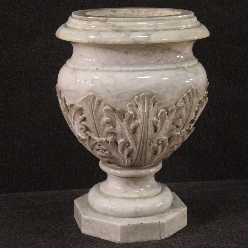 Great 19th Century Marble Vase-photo-2