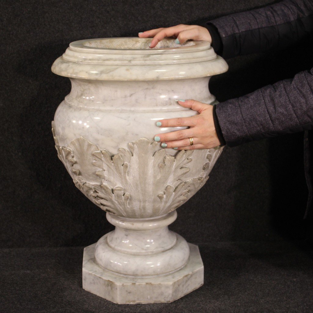 Great 19th Century Marble Vase-photo-3