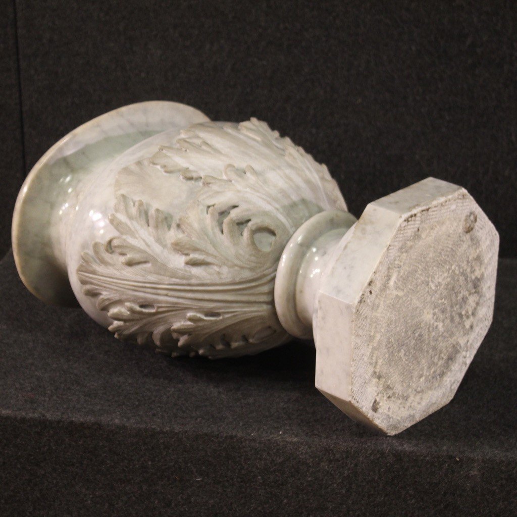 Great 19th Century Marble Vase-photo-5