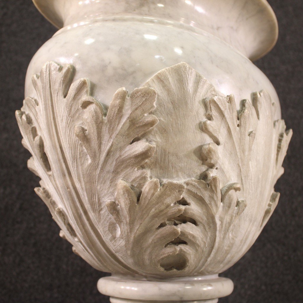 Great 19th Century Marble Vase-photo-6