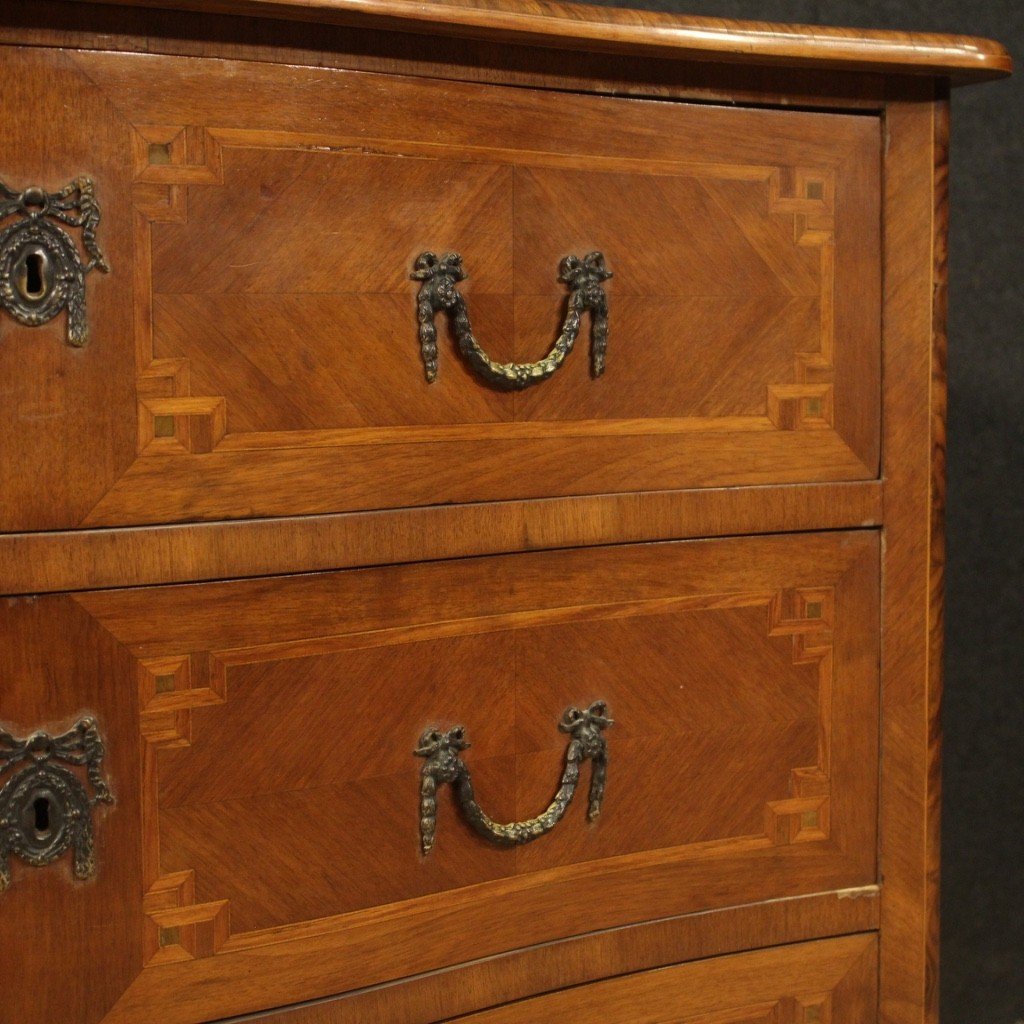 Inlaid Dresser In Louis XV Style From The 20th Century-photo-3