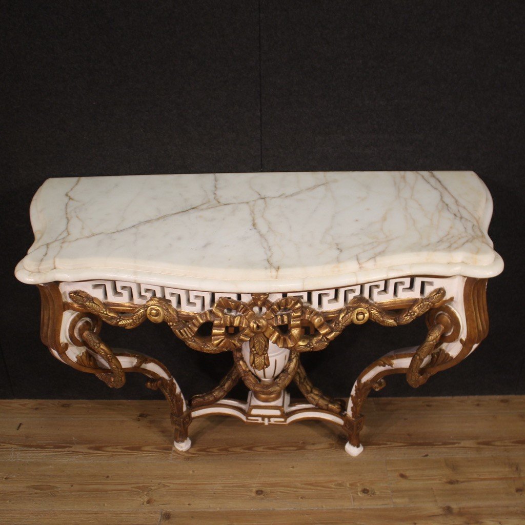 Console Française De Style Louis XV Du 20ème Siècle-photo-5