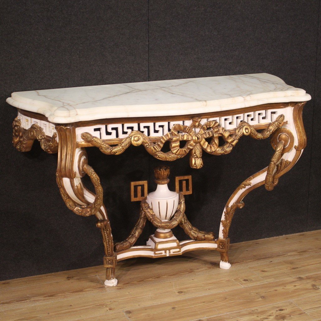 Console Française De Style Louis XV Du 20ème Siècle