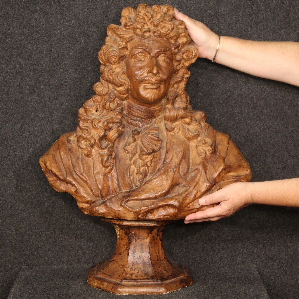 Great Terracotta Sculpture From The Mid-20th Century-photo-2