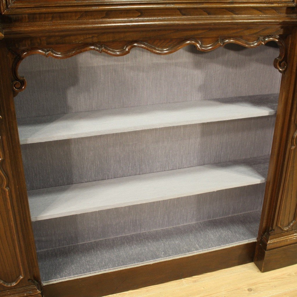 French Bookcase From The 20th Century In Oak-photo-2