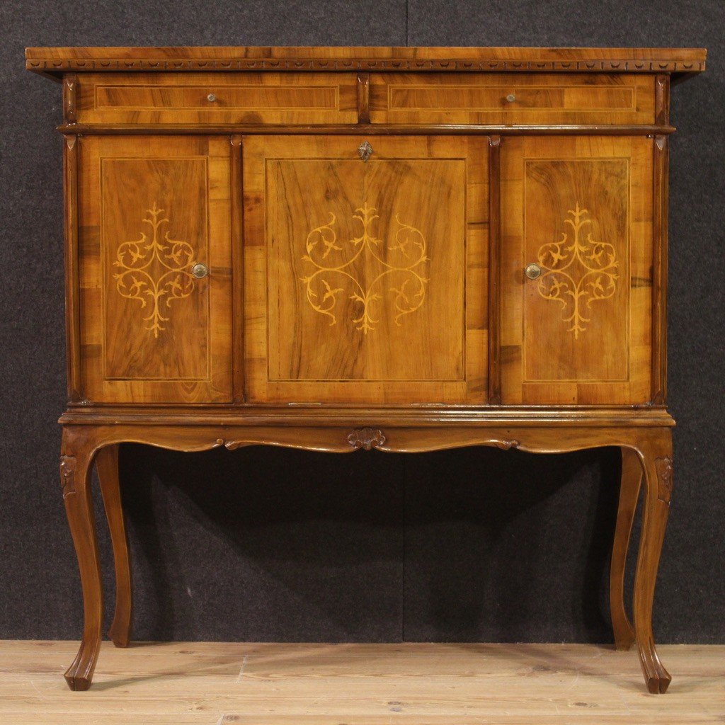 Inlaid Venetian Sideboard From The 20th Century-photo-2