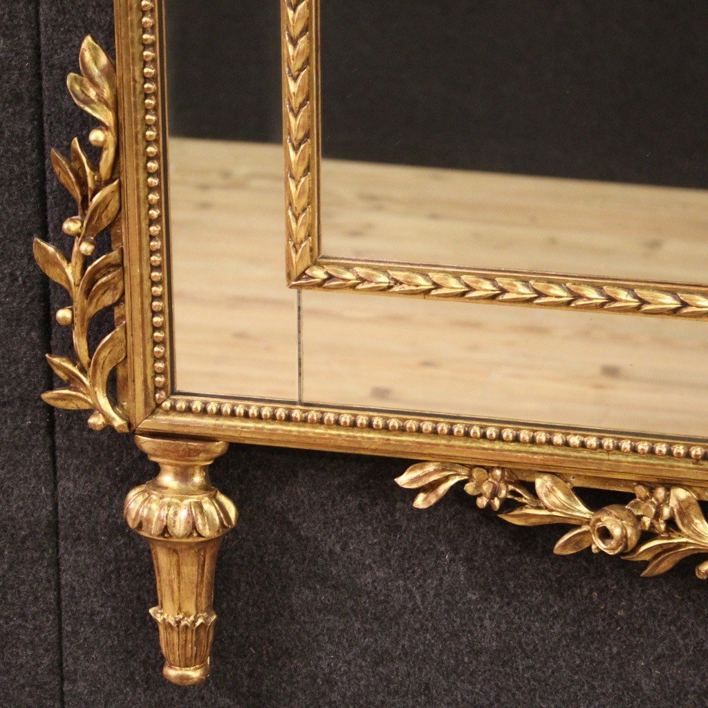 élégant Miroir De Style Louis XVI Du 20ème Siècle-photo-3