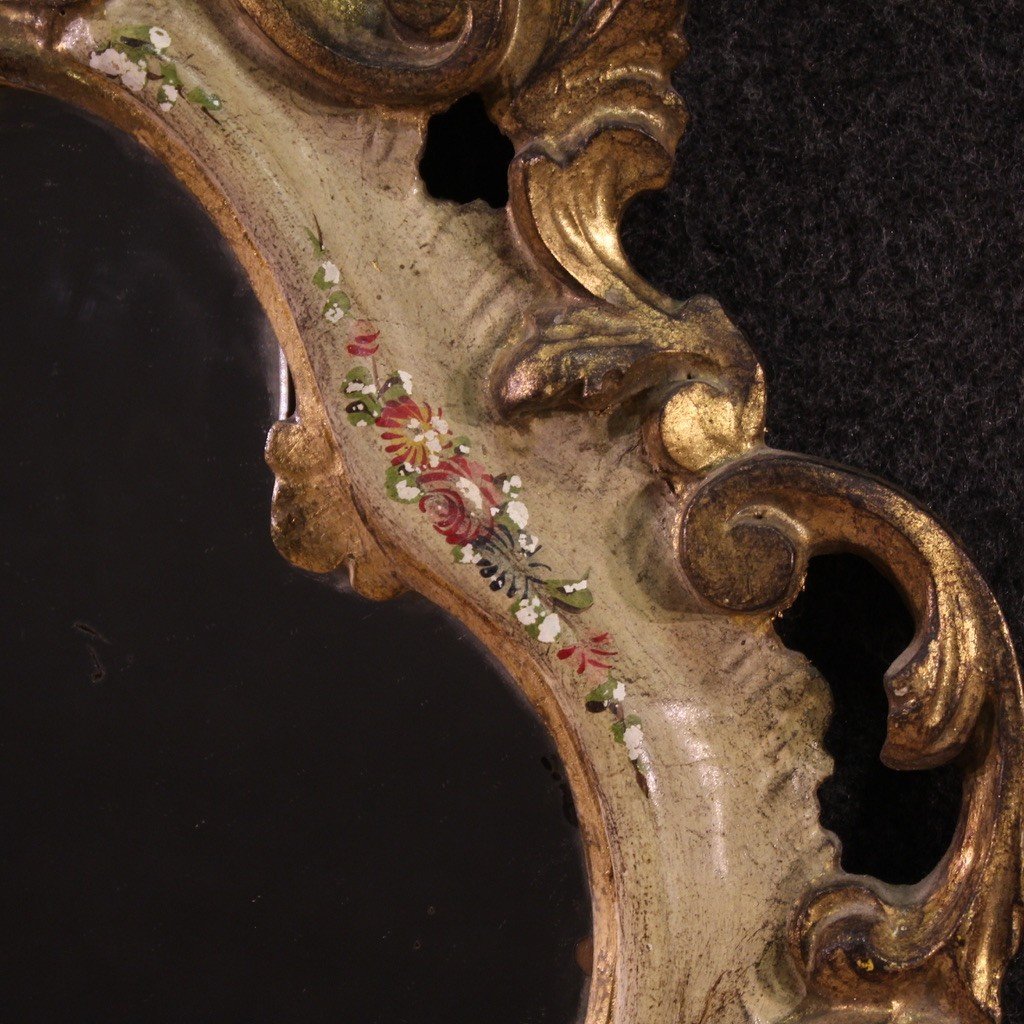 Pair Of Venetian Mirrors From The 20th Century-photo-1