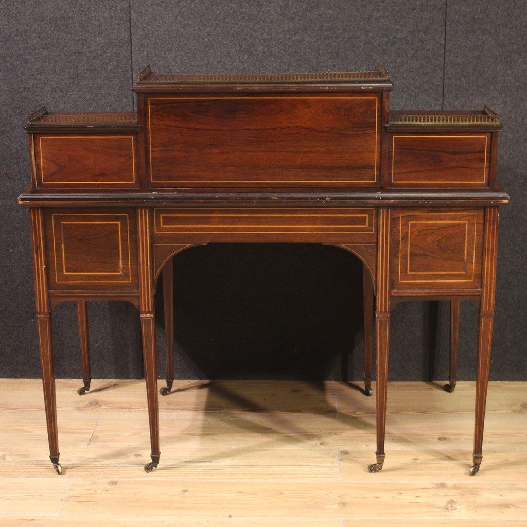 Elegant 19th Century English Writing Desk-photo-1