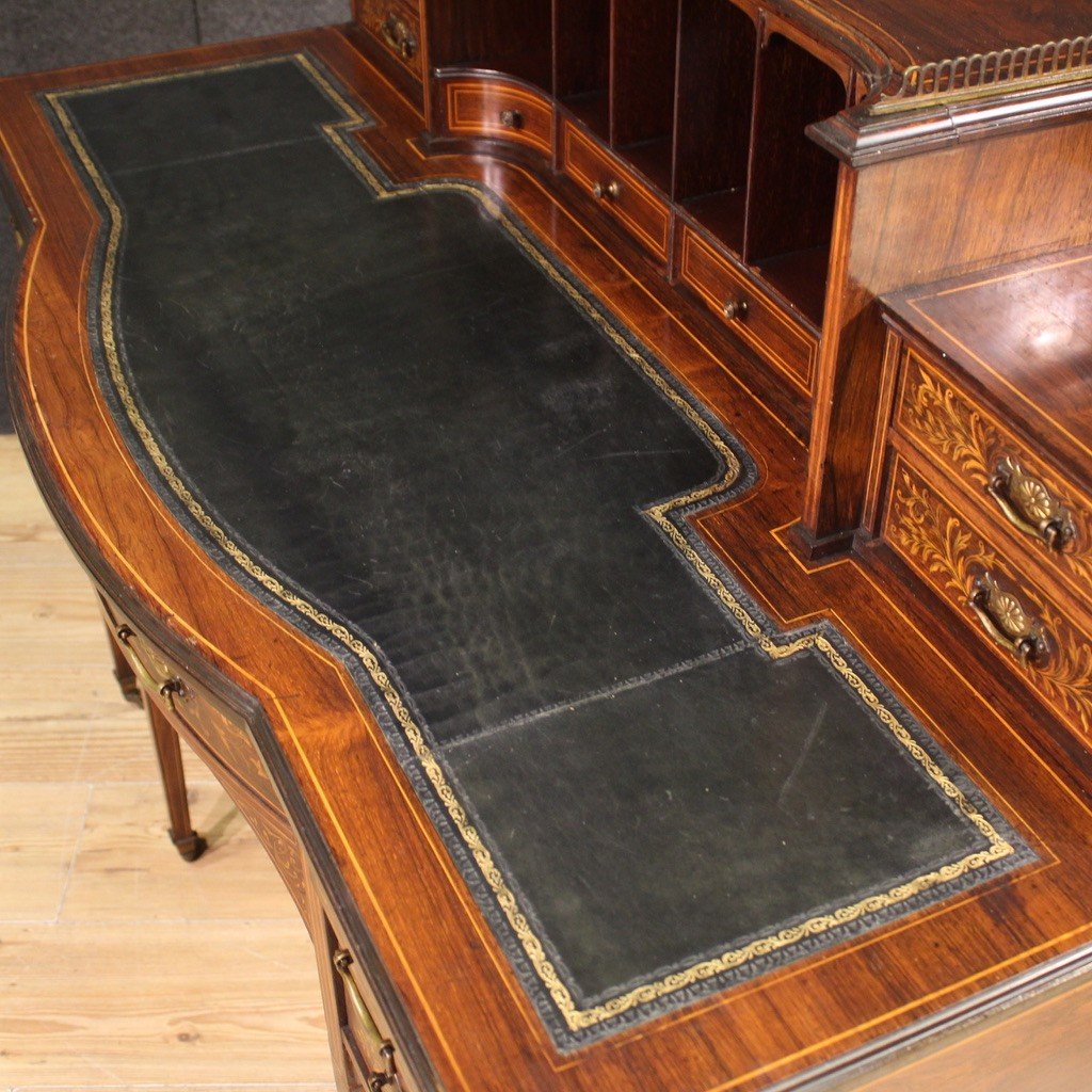 Elegant 19th Century English Writing Desk-photo-2