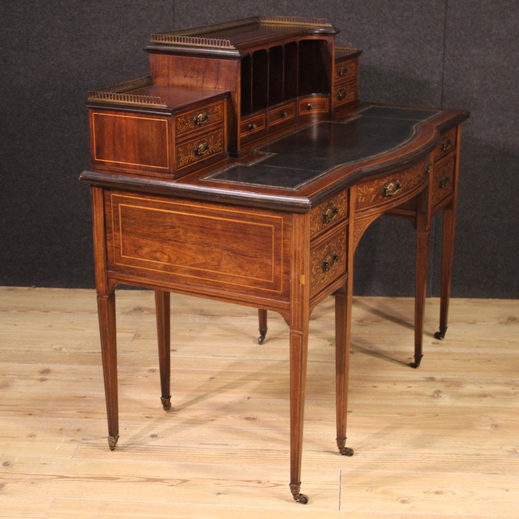 Elegant 19th Century English Writing Desk-photo-6