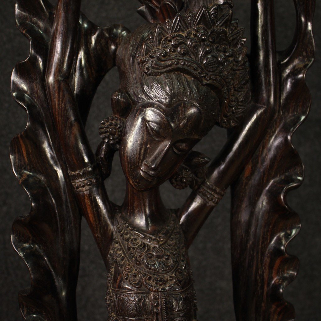 Indonesian Sculpture Dancer From The 20th Century-photo-5