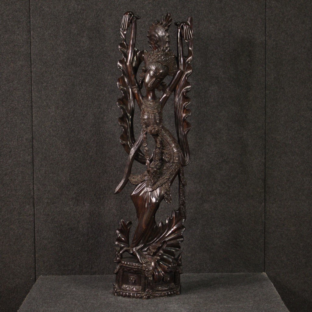 Indonesian Sculpture Dancer From The 20th Century