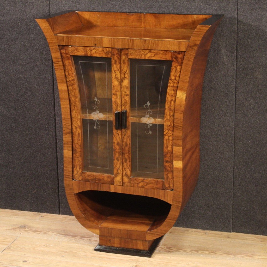 Elegant Art Deco Display Cabinet From The 50s-photo-4