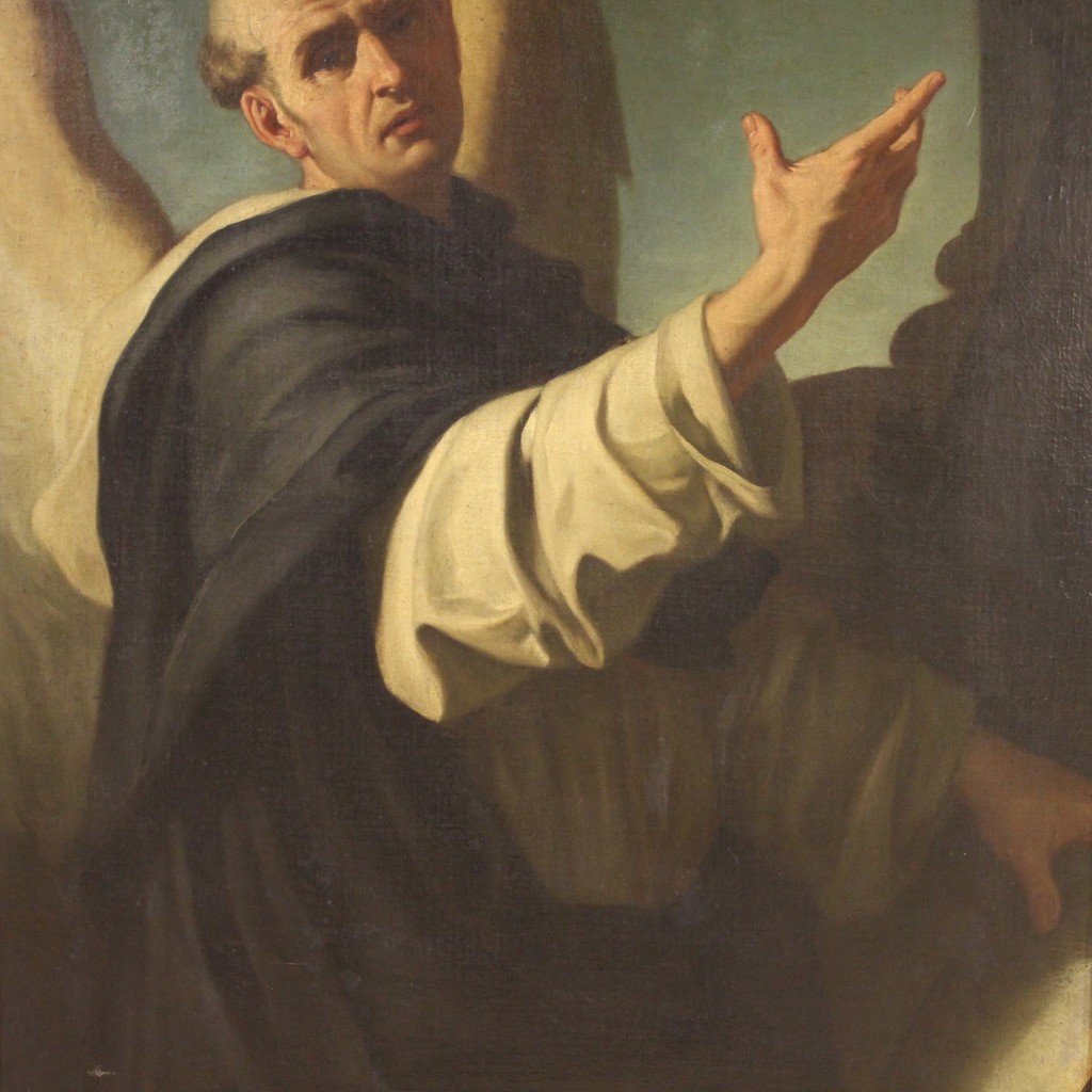 Great 18th Century Italian Painting, Saint Vincent Ferrer-photo-1