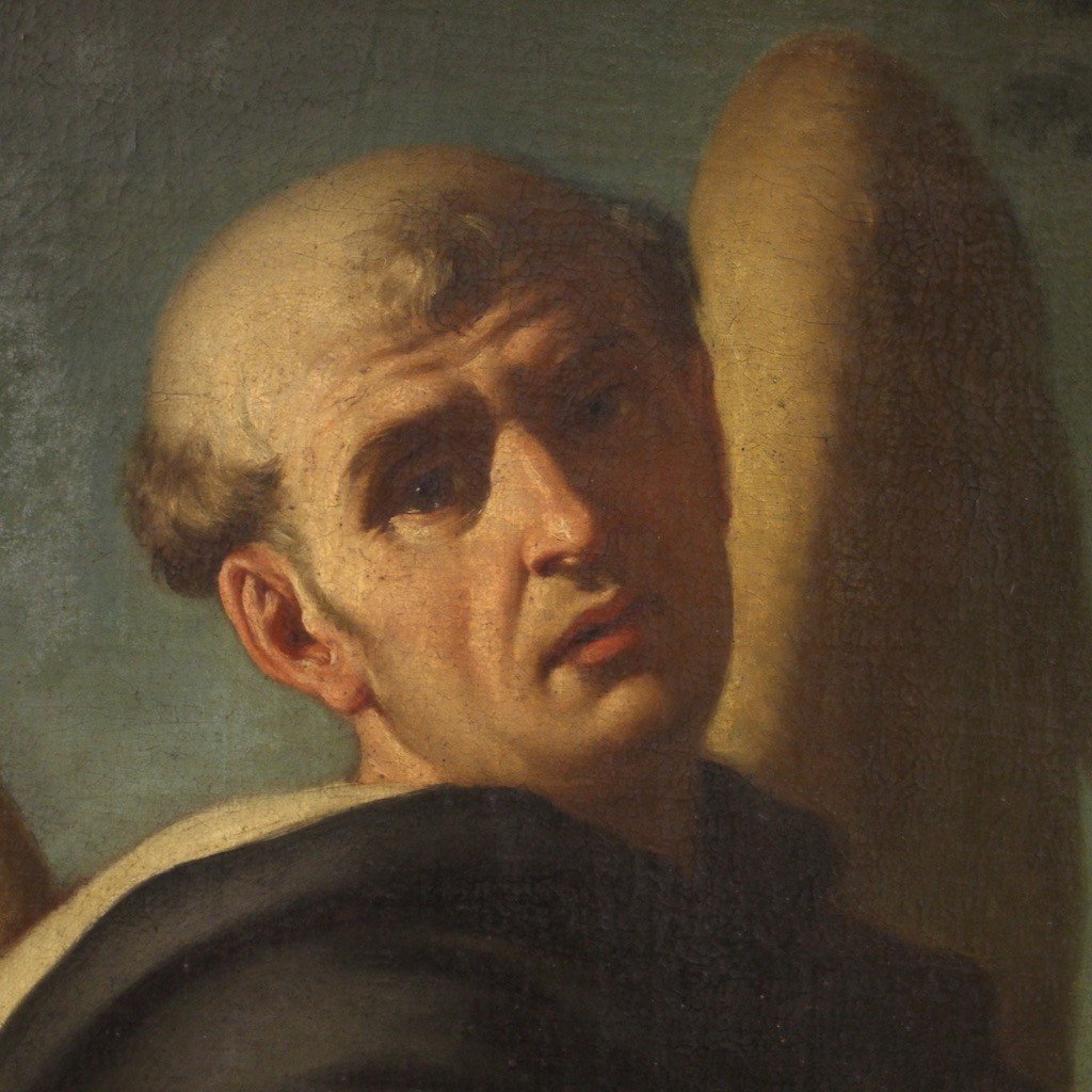 Great 18th Century Italian Painting, Saint Vincent Ferrer-photo-4