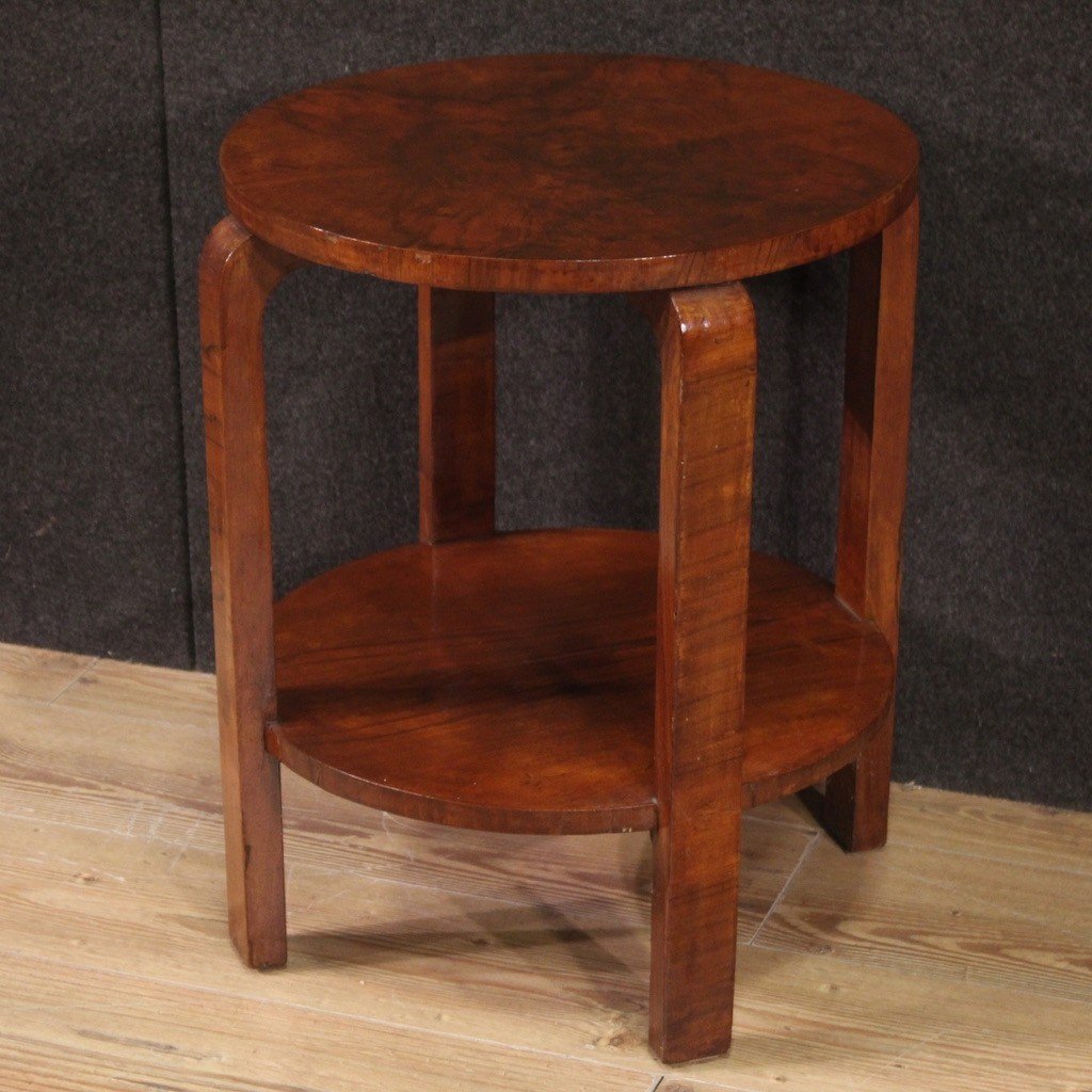 Elegant 20th Century Art Deco Side Table-photo-3