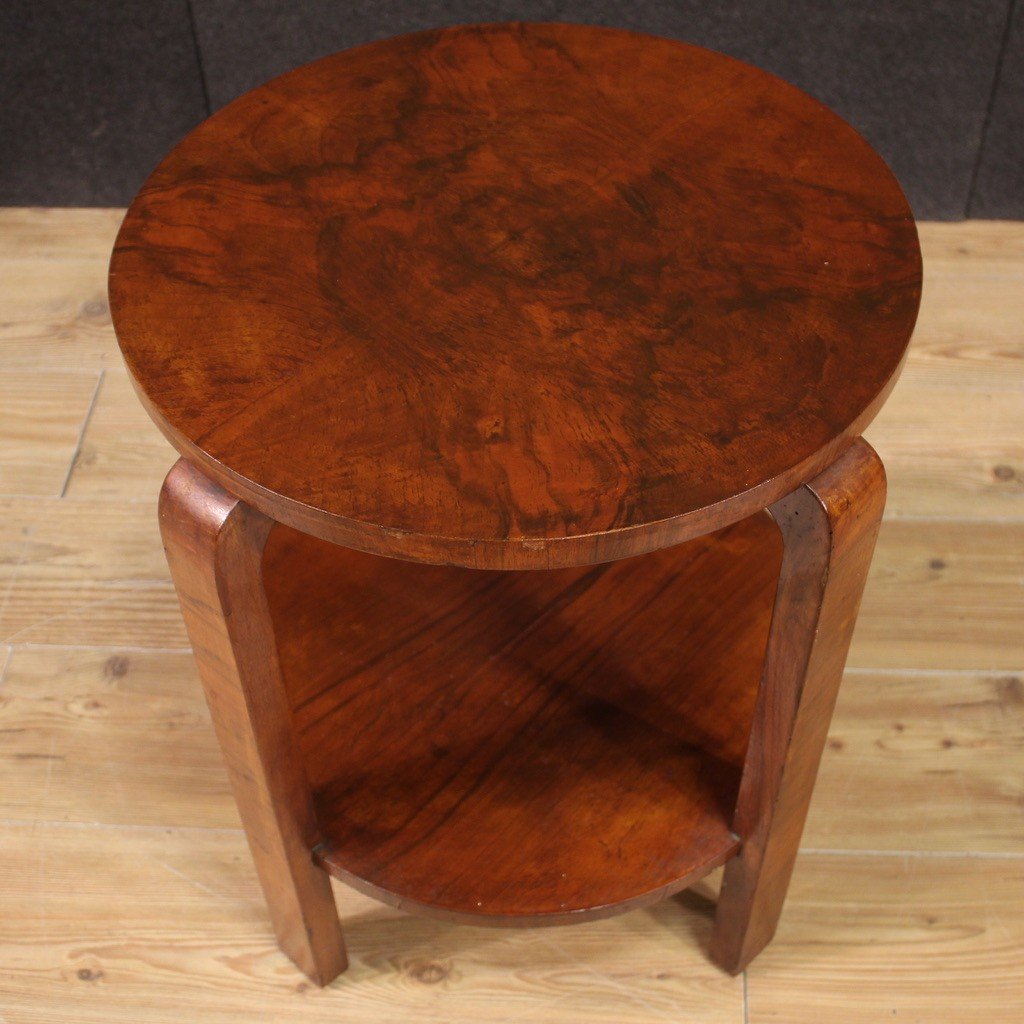 Elegant 20th Century Art Deco Side Table-photo-4