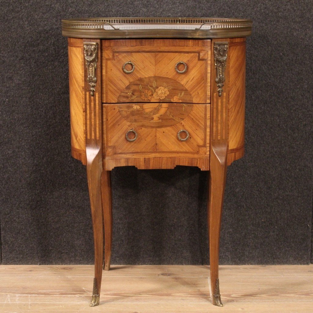 French Night Stand In Napoleon III Style From The 20th Century-photo-3