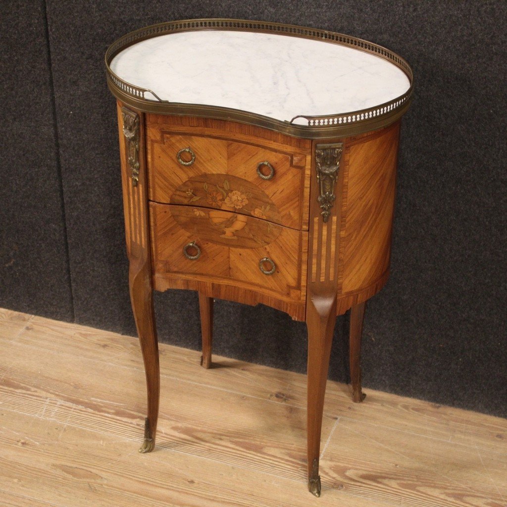 French Night Stand In Napoleon III Style From The 20th Century