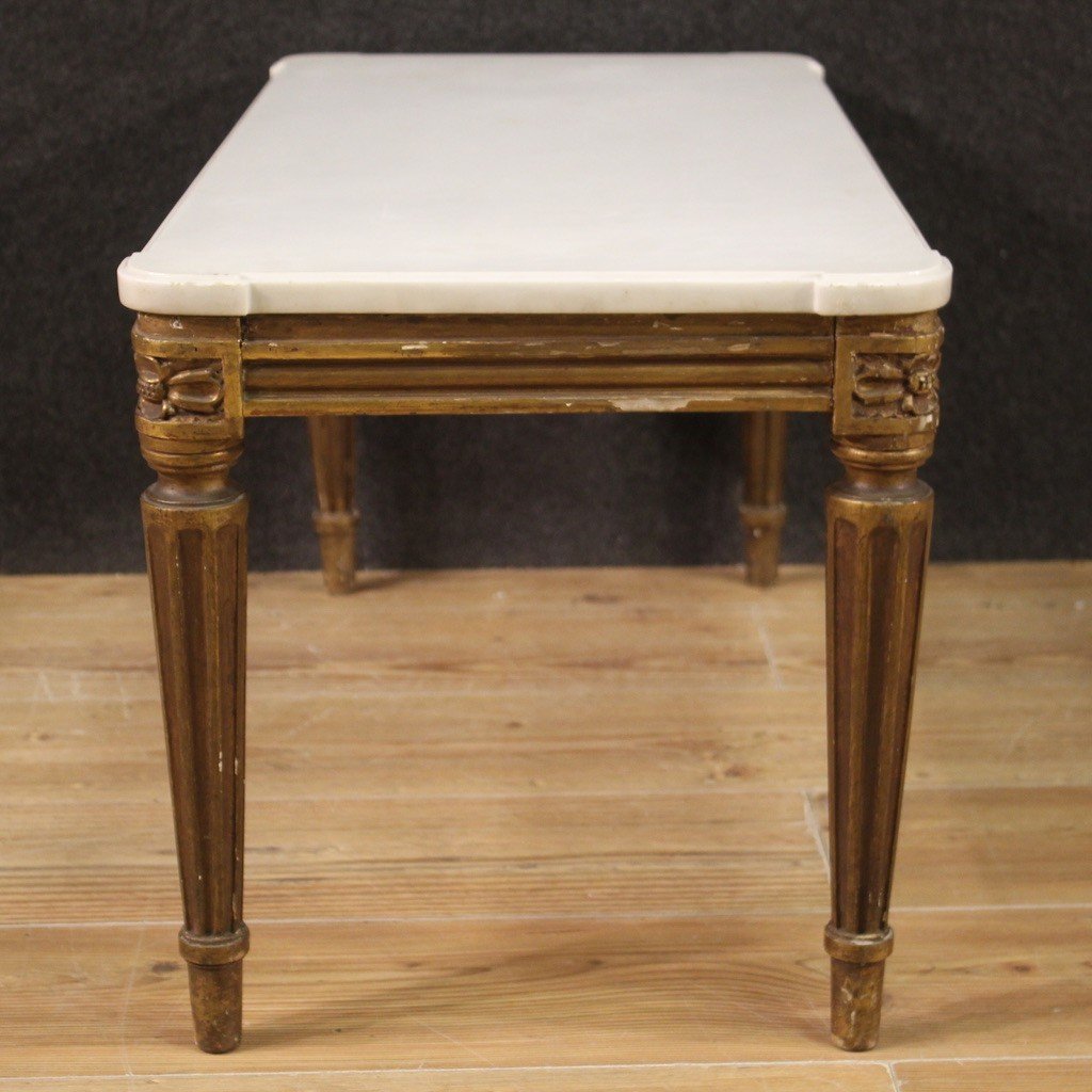 20th Century Marble Top Coffee Table-photo-2