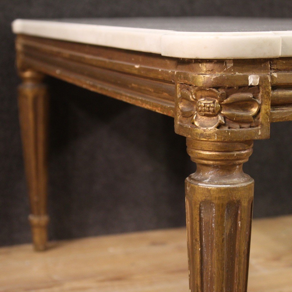 20th Century Marble Top Coffee Table-photo-2