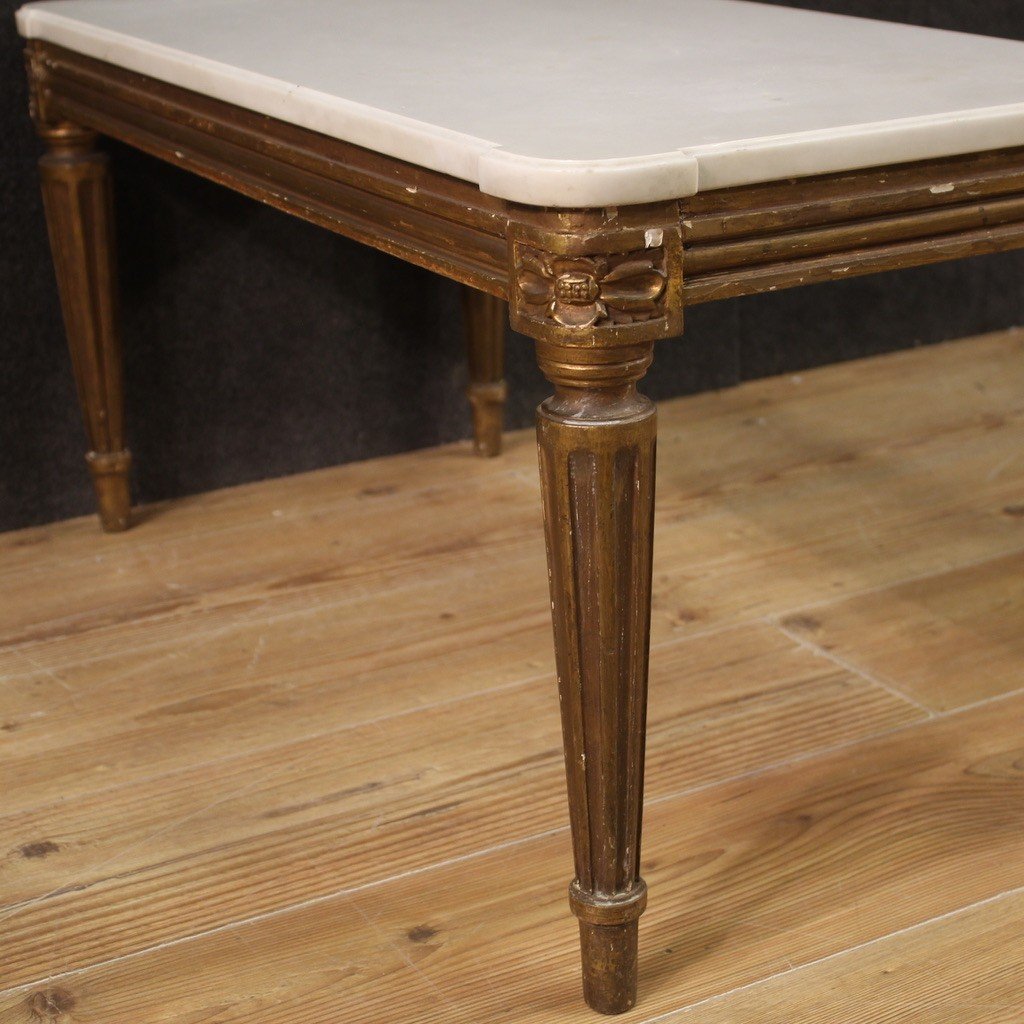 20th Century Marble Top Coffee Table-photo-4