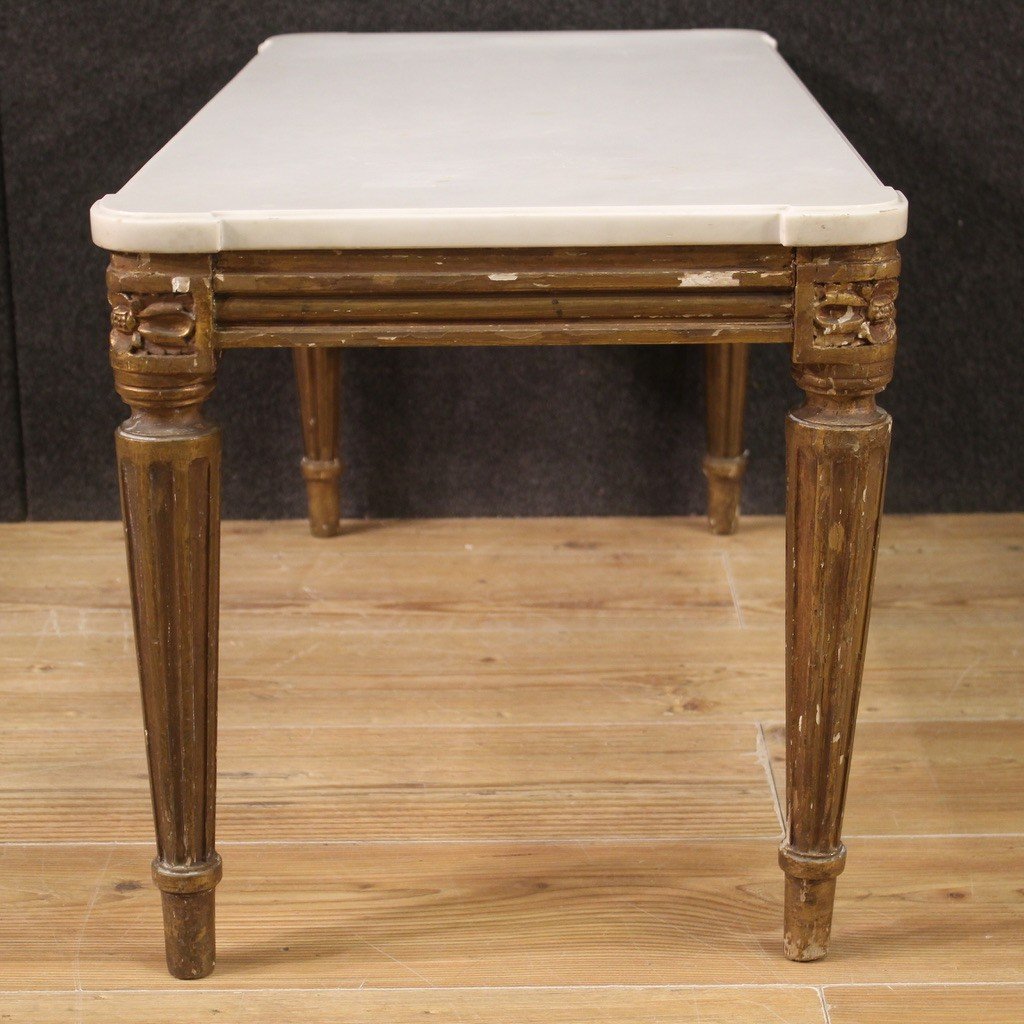 20th Century Marble Top Coffee Table-photo-5