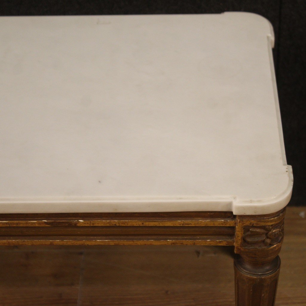 20th Century Marble Top Coffee Table-photo-6