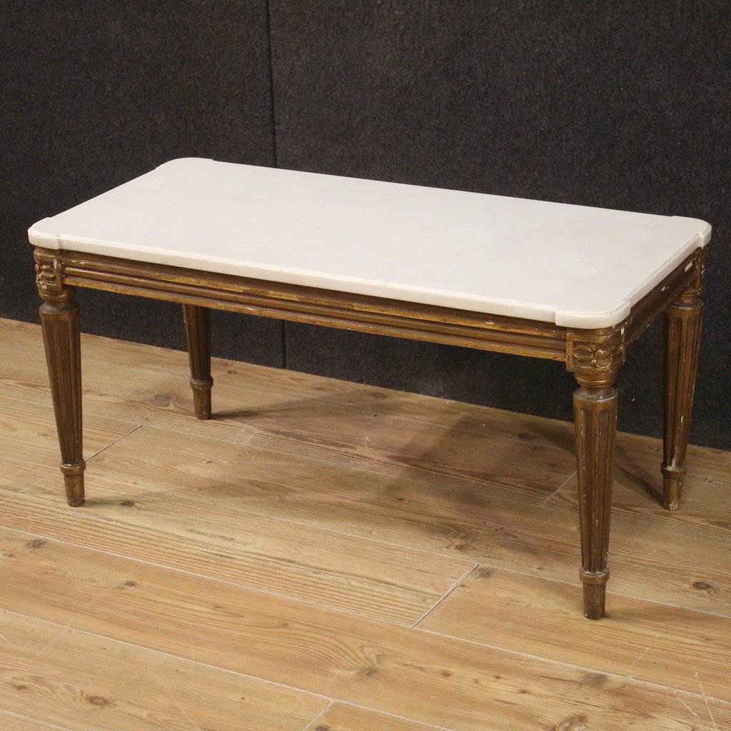 20th Century Marble Top Coffee Table-photo-8