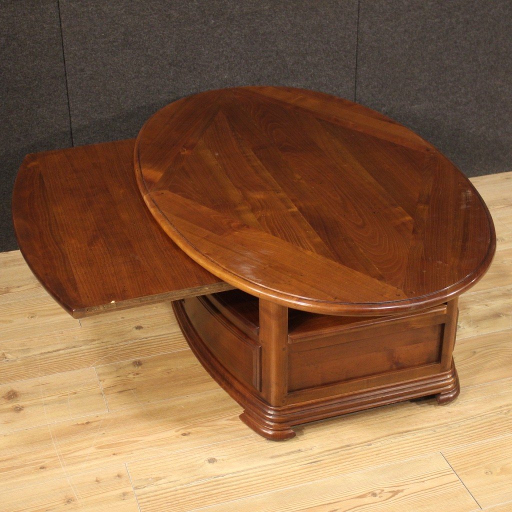 Table Basse Française En Bois Du 20ème Siècle-photo-4