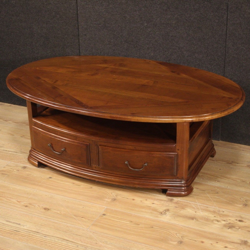 Table Basse Française En Bois Du 20ème Siècle