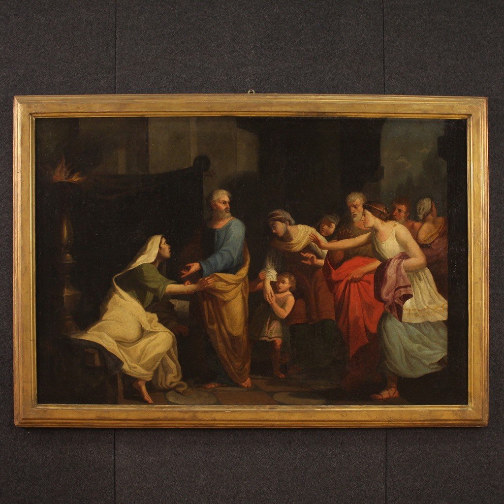 Great Neoclassical Italian Painting From The Late 18th Century