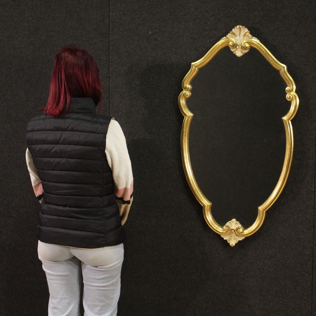 Elegant Venetian Mirror From The 20th Century-photo-2