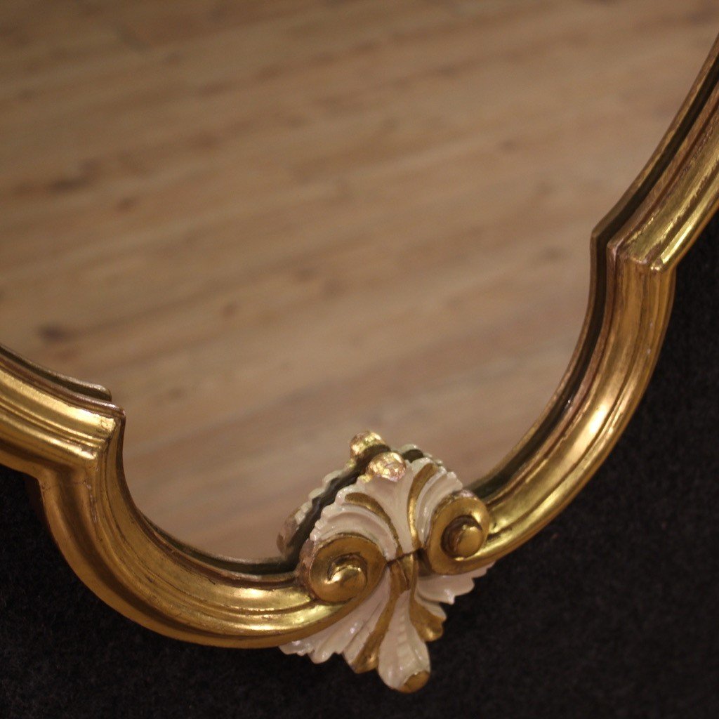 Elegant Venetian Mirror From The 20th Century-photo-5