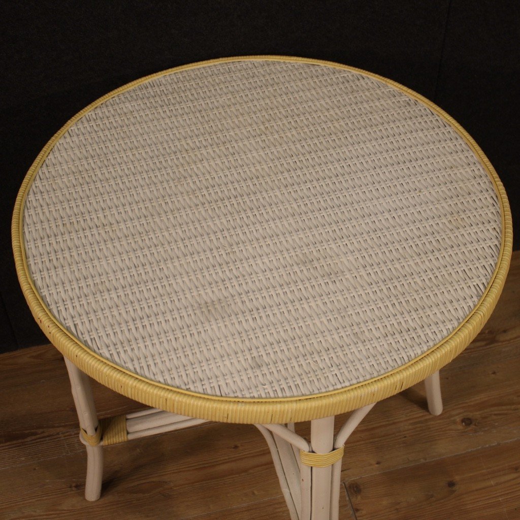 Wicker Garden Coffee Table From The 80s-photo-3