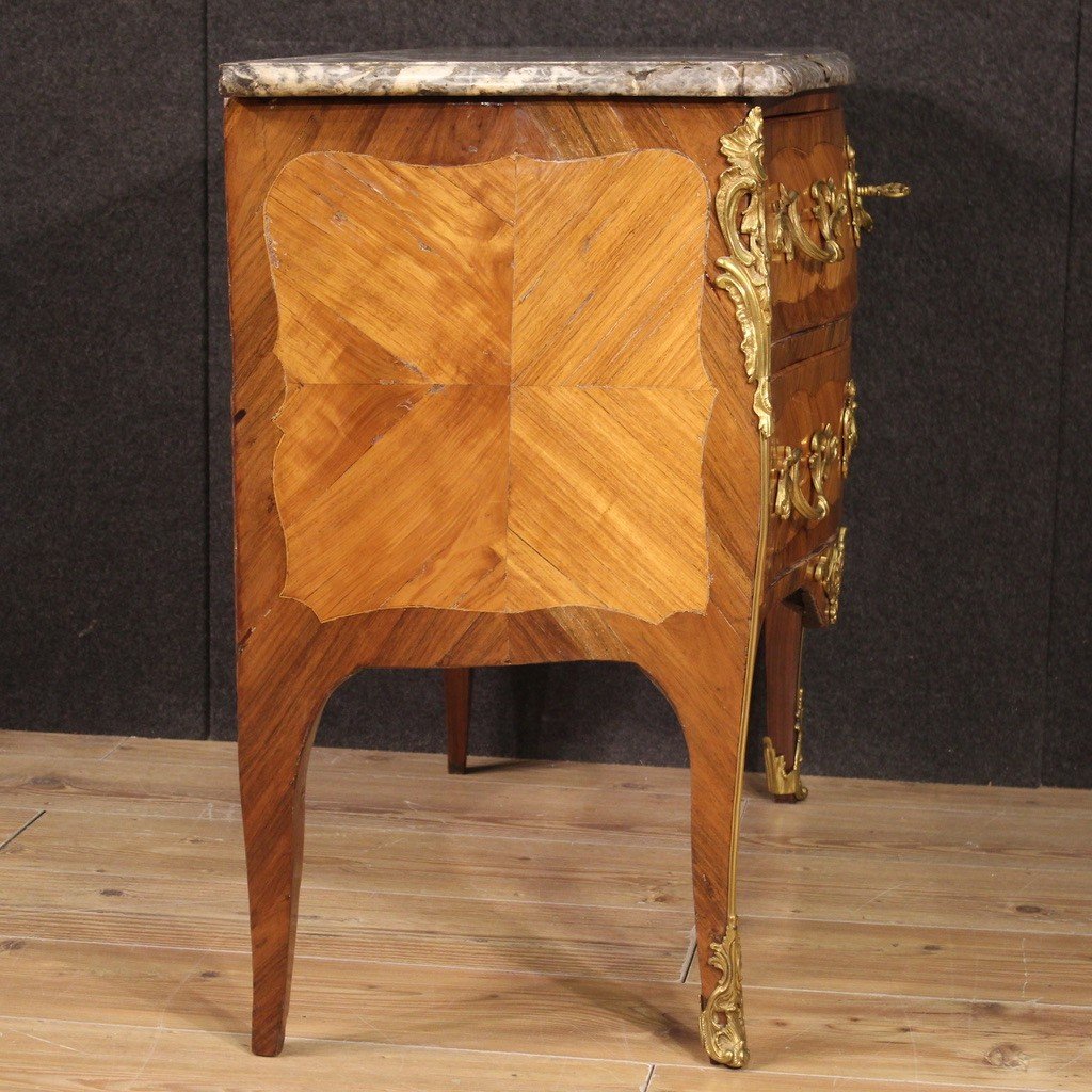 Ancienne Commode Française Louis XV Du 18ème Siècle-photo-7