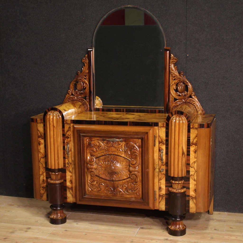 Scenic 1930s Art Deco Sideboard