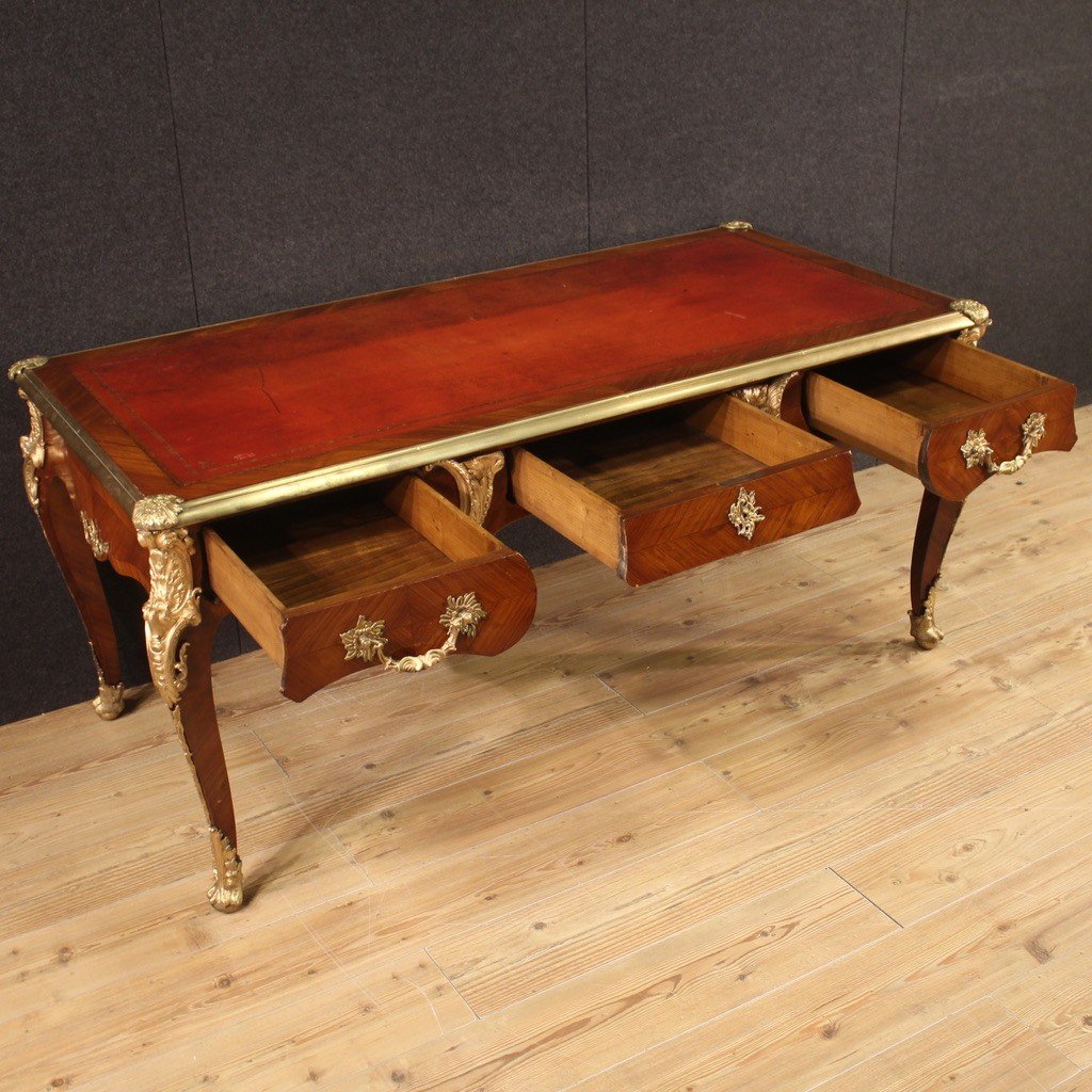 Bureau Français De Style Louis XV Du 20ème Siècle-photo-4