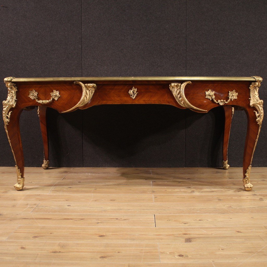 Bureau Français De Style Louis XV Du 20ème Siècle-photo-6