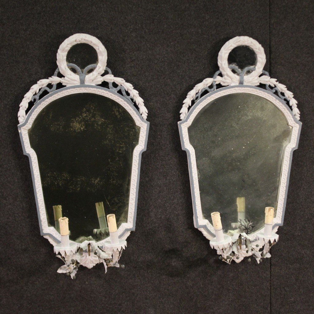 Pair Of Louis XVI Style Mirrors From The 20th Century-photo-6