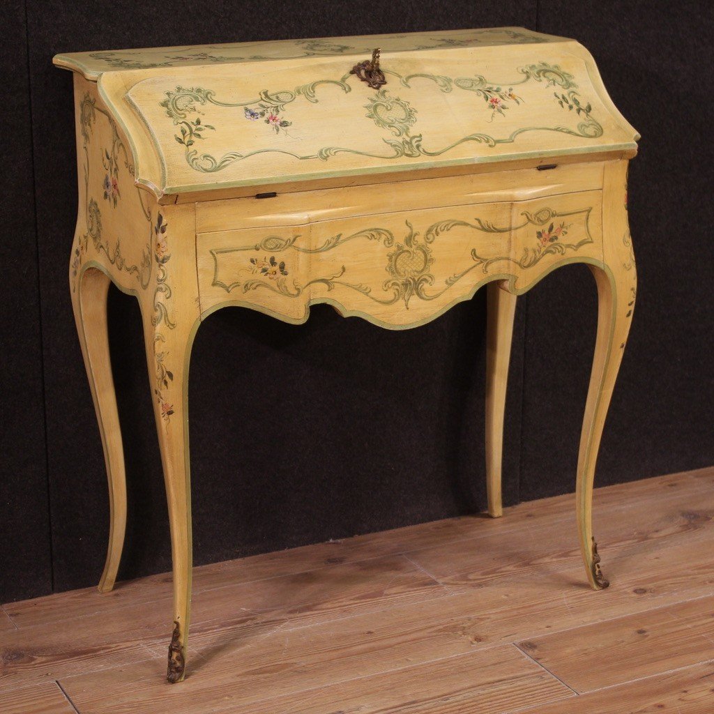 Venetian Painted Bureau From 1960s