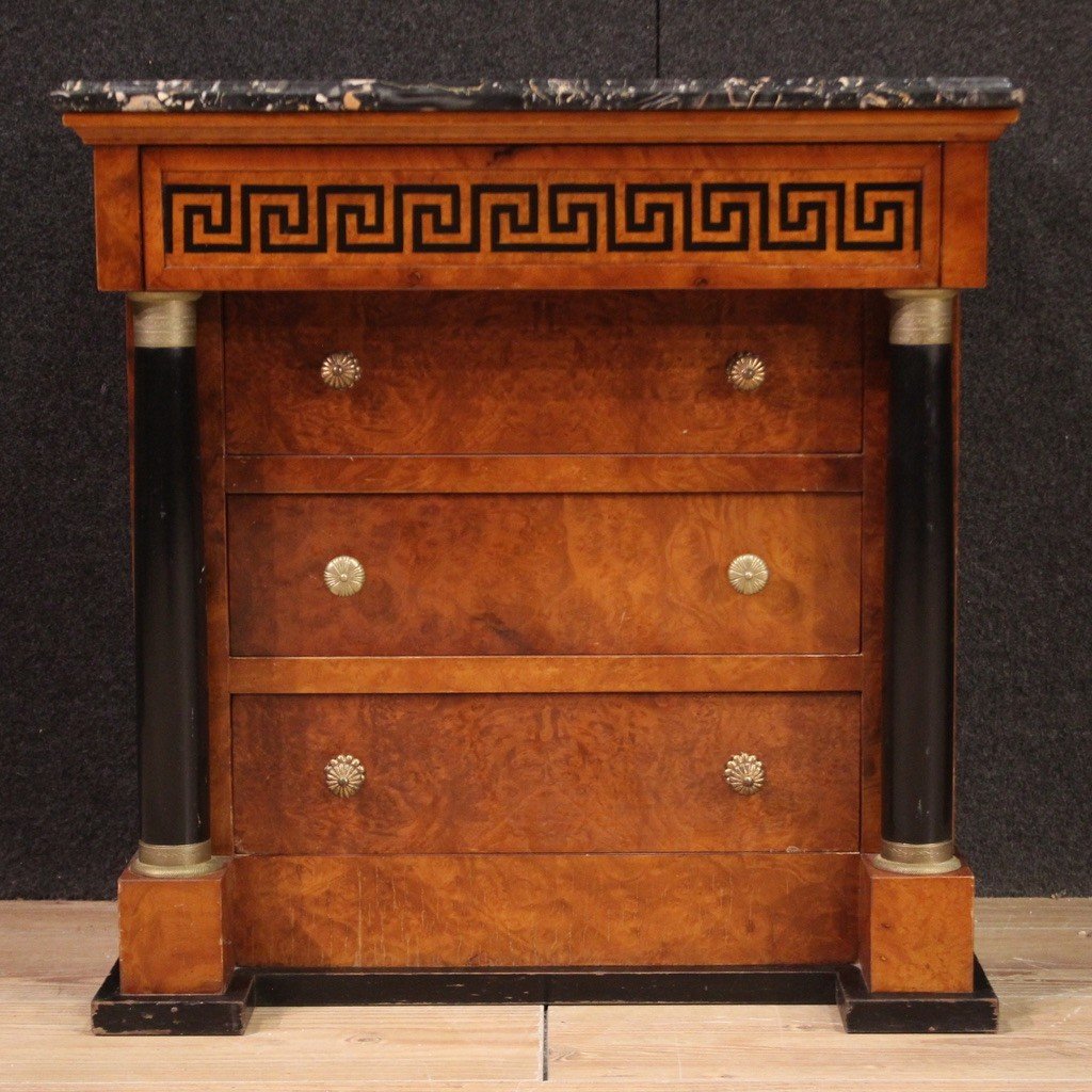 Pair Of 20th Century Empire Style Nightstands-photo-8