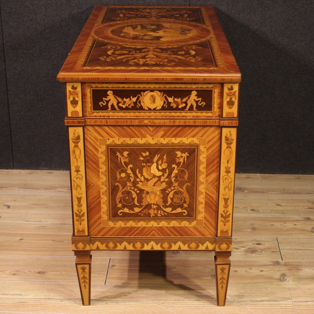 Elegant Louis XVI Style Commode From The 20th Century-photo-1